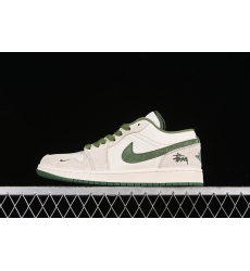 AIR JORDAN 1 LOW OFF WHITE GREEN