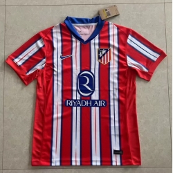 Men 2024 2025 Soccer Jersey atletico madrid Red White