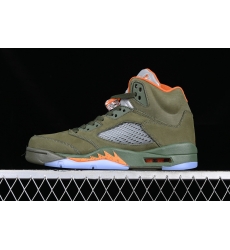 AIR JORDAN 5 RETRO OLIVE GREY GREEN ORANGE DD0587 308