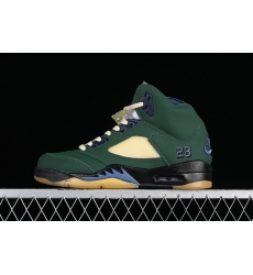 AIR JORDAN 5 SE CRAFT LIGHT OREWOOD BROWN GREEN YELLOW FZ5758 003