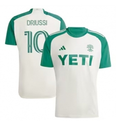 Men Austin FC Sebastian Driussi 2024 25 Away Replica Cream White