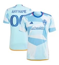 Men Colorado Rapids Custom 2024 25 Away Replica Light Blue