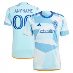 Men Colorado Rapids Custom 2024 25 Away Replica Light Blue