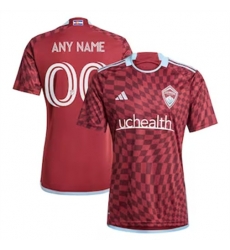 Men Colorado Rapids Custom 2024 25 Home Replica Red