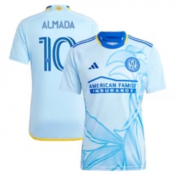 Men Atlanta United Thiago Almada 2024 25 Away Replica Light Blue