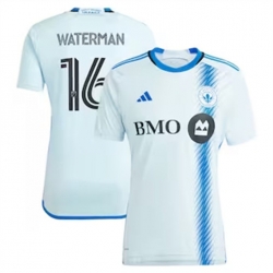 Men CF Montreal Joel Waterman 2024 25 Away Replica Light Blue