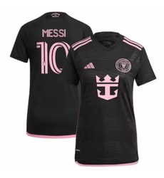 Women Inter Miami CF Lionel Messi 2024 25 Away Replica Black