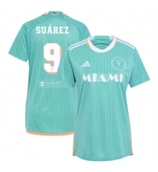 Women Inter Miami CF Luis Suarez 2024 25 Third Replica Aqua