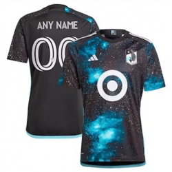 Men Minnesota United FC Custom 2024 25 Home Replica Black