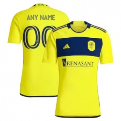 Men Nashville SC Custom 2024 25 Home Replica Yellow