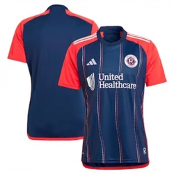 Men New England Revolution Blank 2024 25 Home Replica Navy