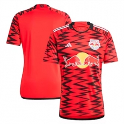 Men New York Red Bulls Blank 2024 25 Home Replica Red