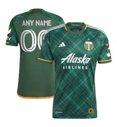 Men Portland Timbers Custom 2023 24 Home Replica Green