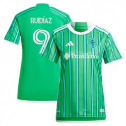 Men Seattle Sounders FC Raul Ruidiaz 2024 25 Home Replica Green