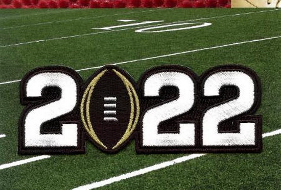 2022 College National Championship Game Jersey Patch Biaog