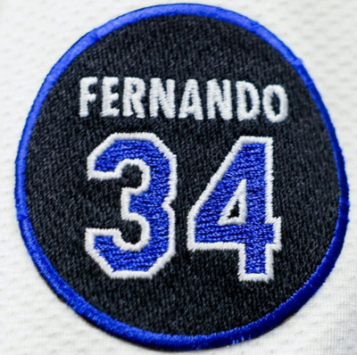 Youth Dodgers Fernando Valenzuela patch Biaog